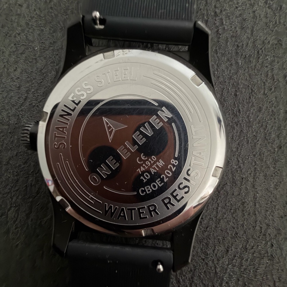 One Eleven Black Solar Watch - Picture 3 of 3